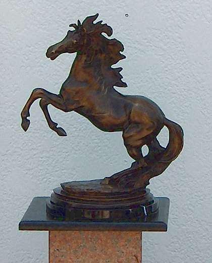 Horse Sculpture - Wild And Free by Foundry Bronze