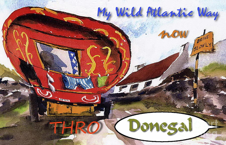 Wild Atlantic Way .... DONEGAL Painting by Val Byrne