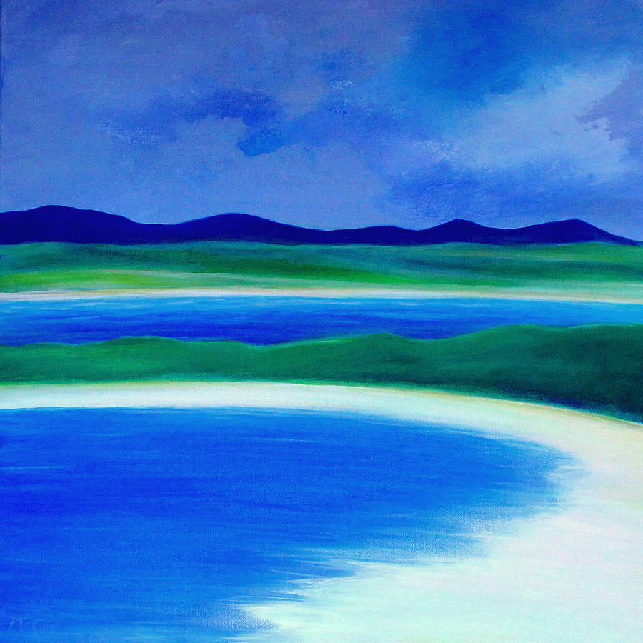 Wild Atlantic Way Beach Painting by K McCoy