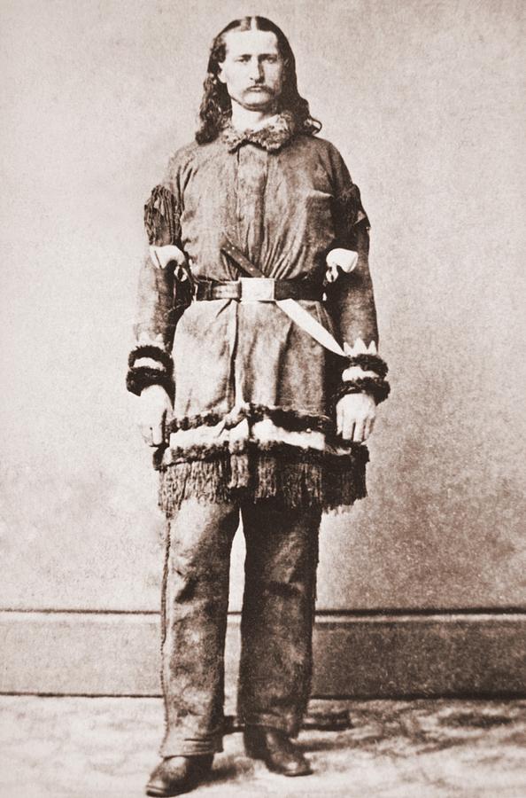 Wild Bill Hickok Portrait In Buckskins Photograph by Everett