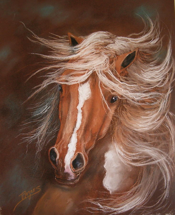 Wild Painting by Bonnie Rogers | Fine Art America