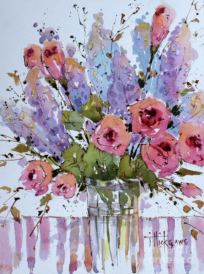 Wild Bouquet Painting by Joyce Hicks