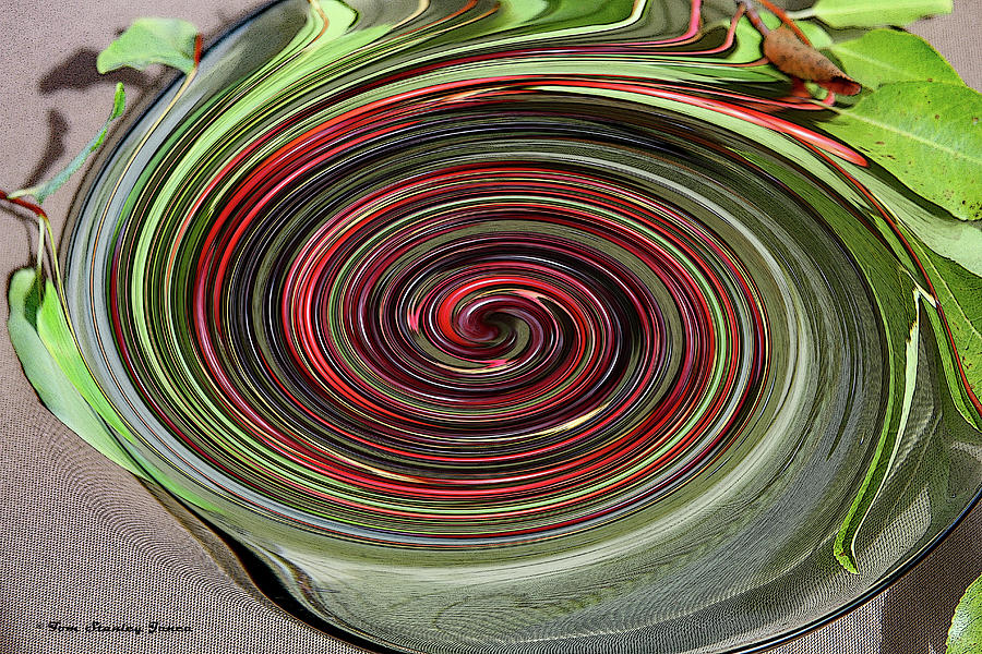 Wild Cherry Twirl  Digital Art by Tom Janca