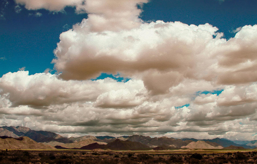 Wild Clouds Over Arizona I-40 Photograph by Bonnie Follett