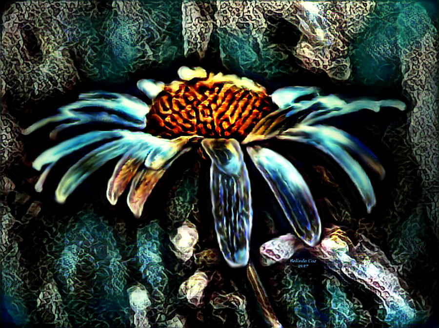 Wild Daisy Digital Painting Digital Art by Artful Oasis
