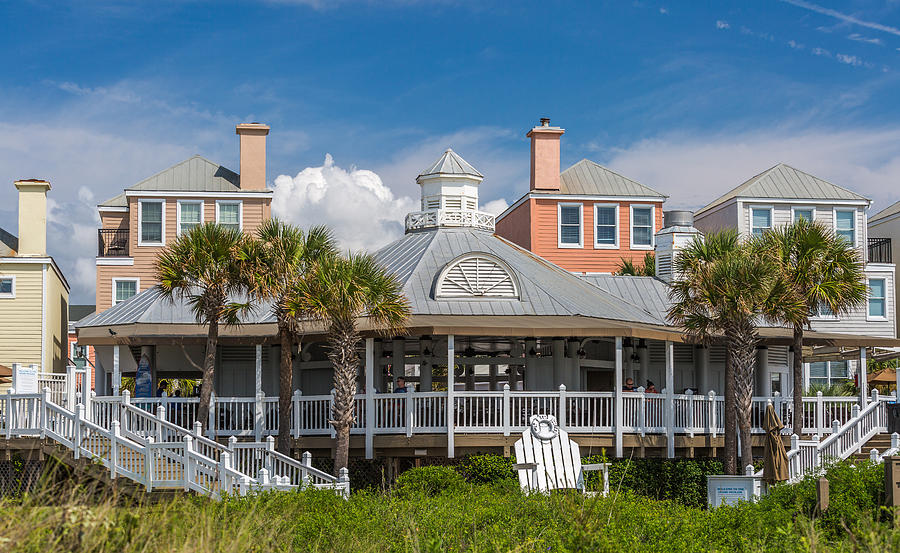 Wild Dunes Boardwalk And Grand Pavilion Photograph by Donnie Whitaker