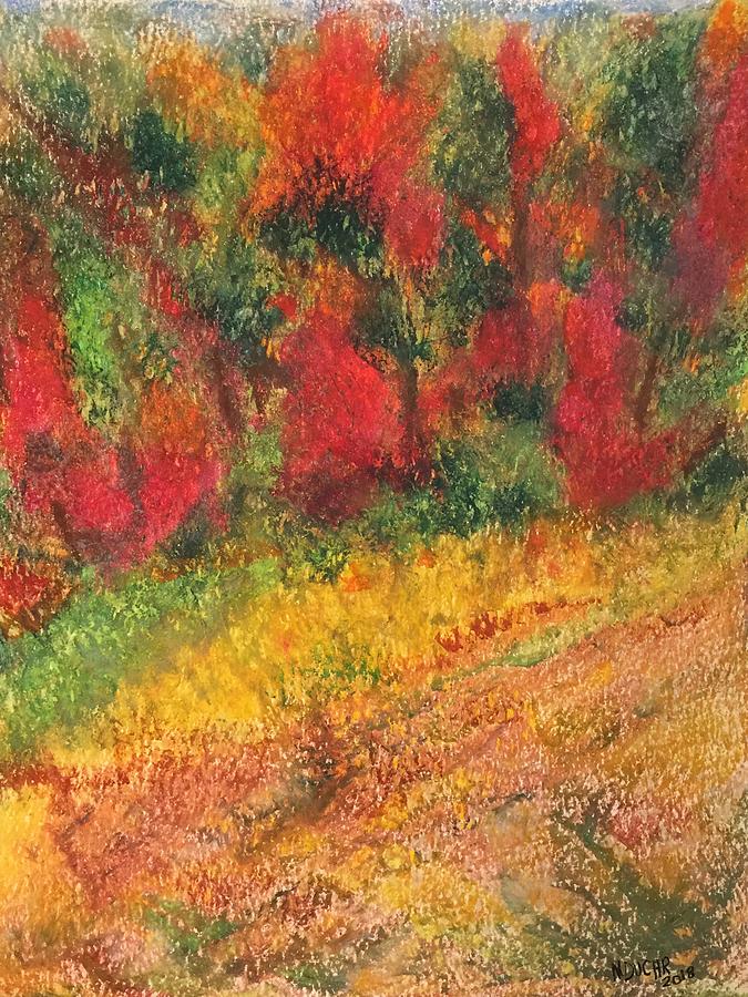 Wild Fire Pastel by Norma Duch