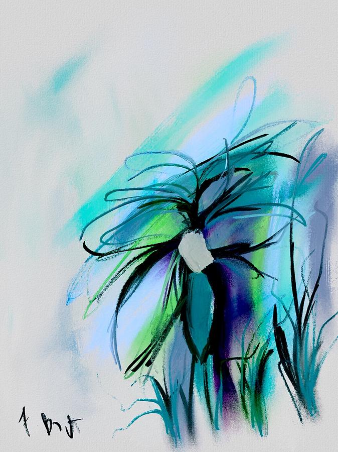 Wild Flower Abstract Digital Art by Frank Bright
