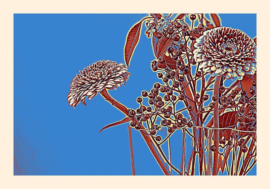 Wild Flowers  3 Painting by Celestial Images