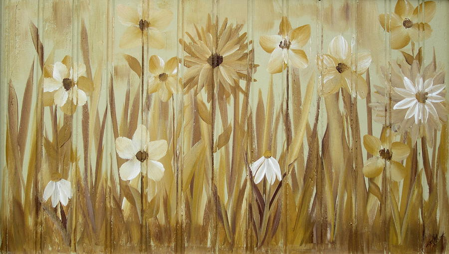 Wild Flowers Painting by Kathy Sheeran