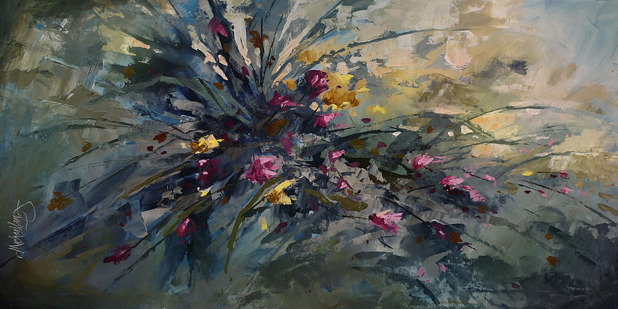 Wild Flowers Painting by Michael Lang