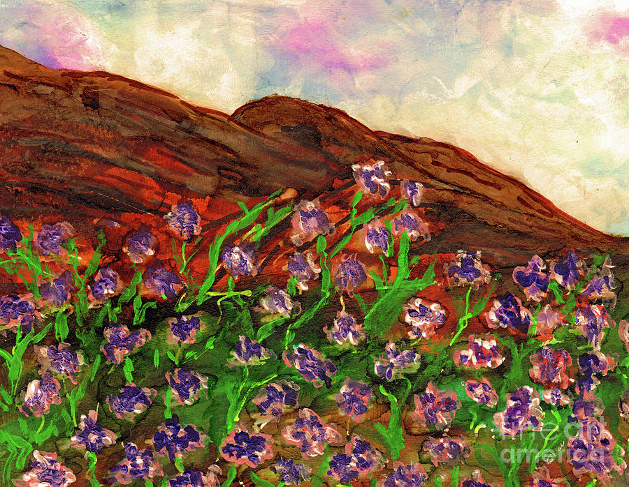 Olgas Wildflowers Painting by Eunice Warfel