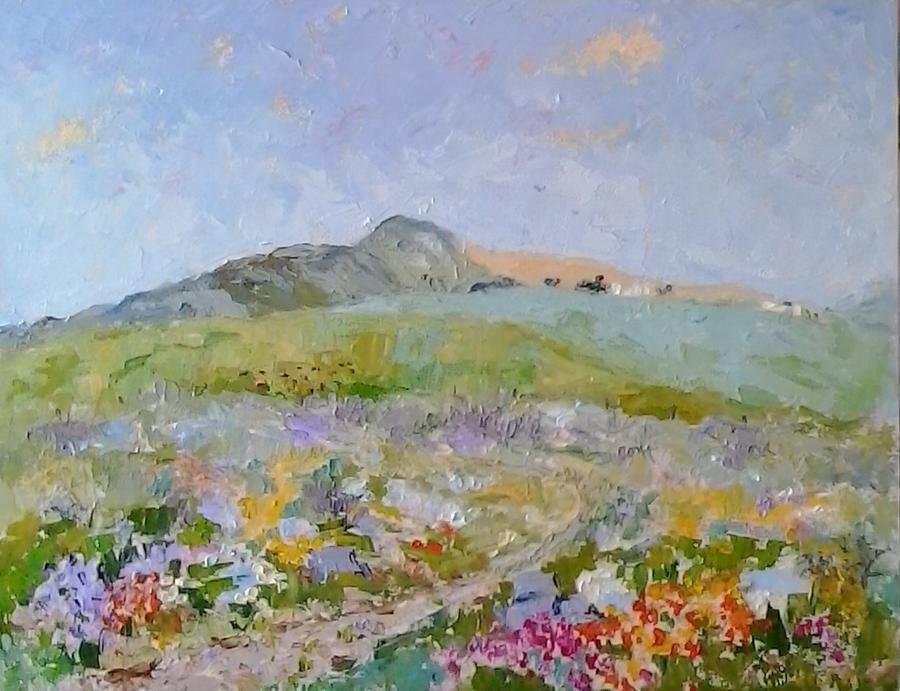 Wild Flowers outside Darling Painting by Elinor Fletcher