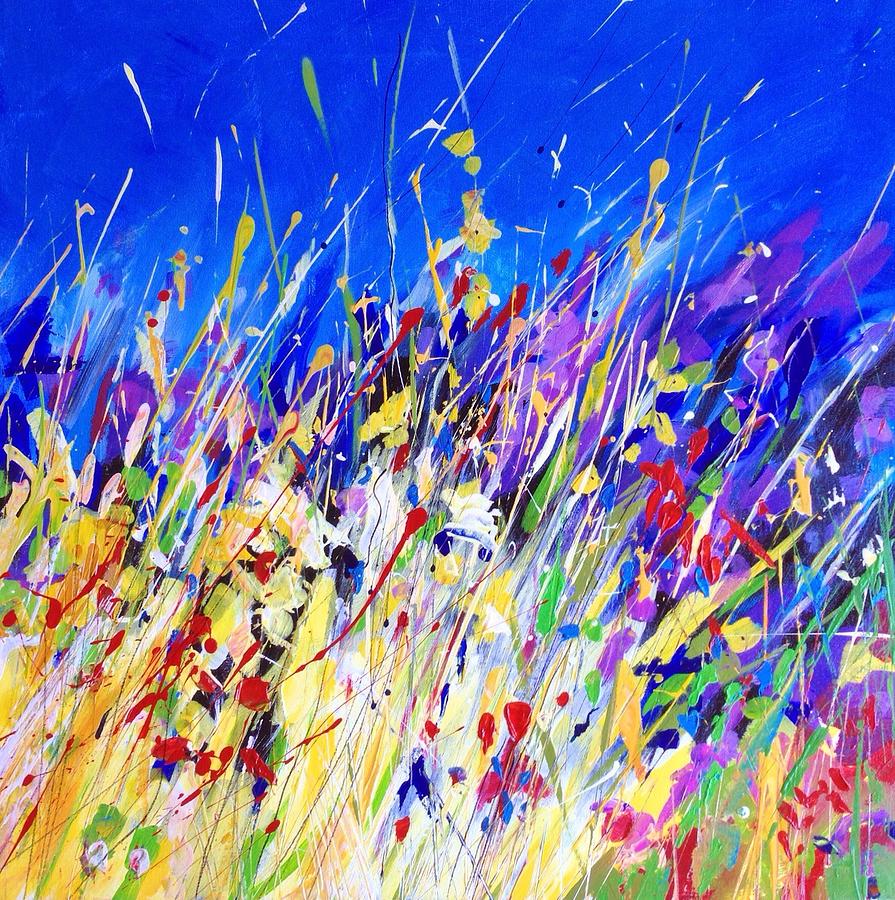 Wild Flowers Painting by Susan Fuss