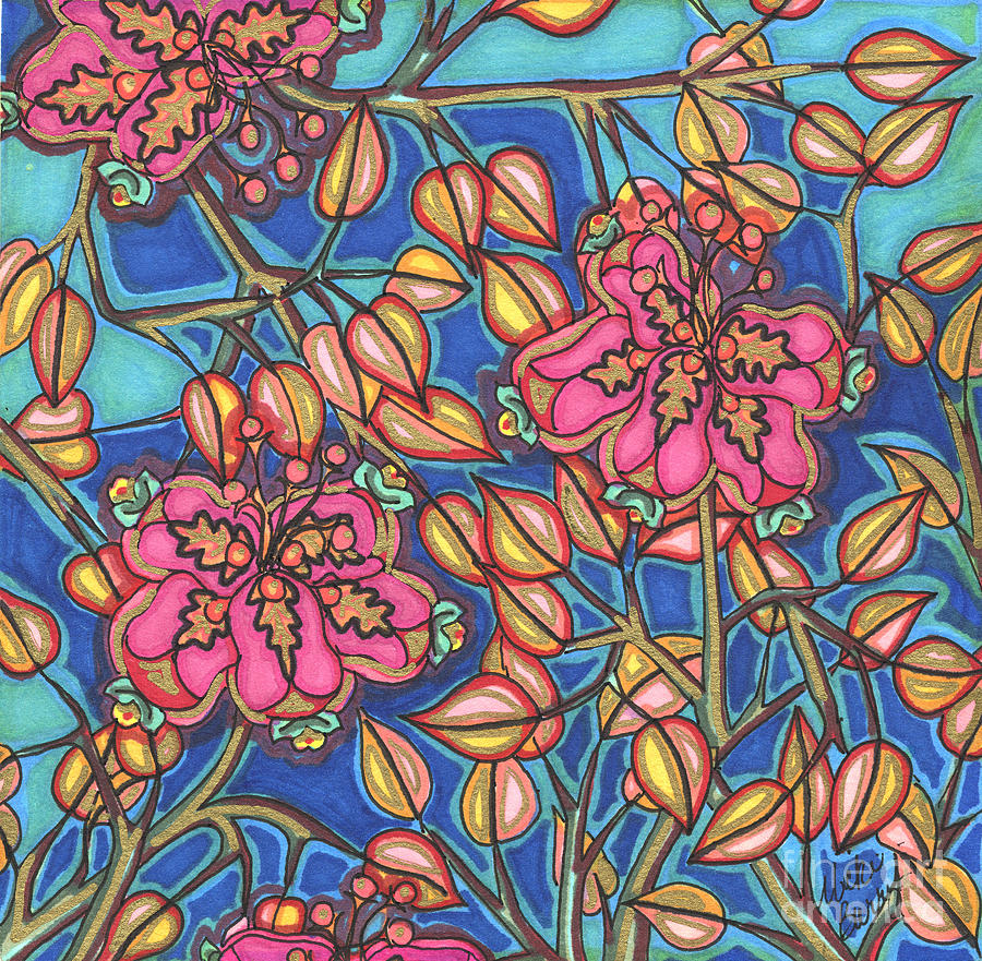 Wild Flowers Painting by Vicki Baun Barry