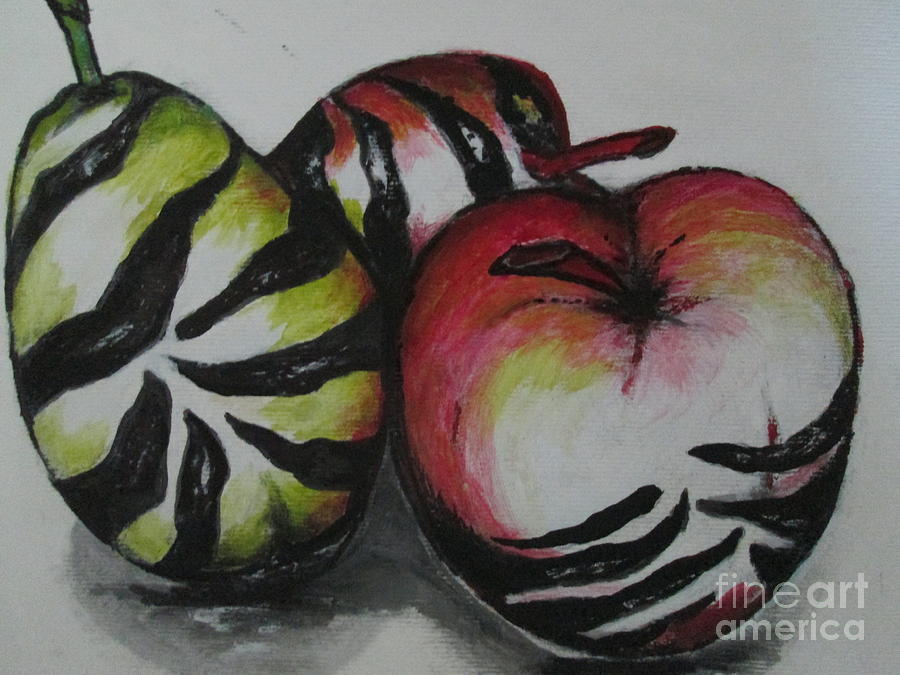 Wild Fruits  Painting by Liz Lafalce