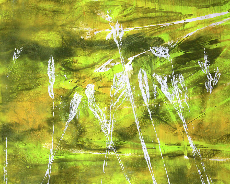 Wild Grass 9 Painting by Nancy Merkle