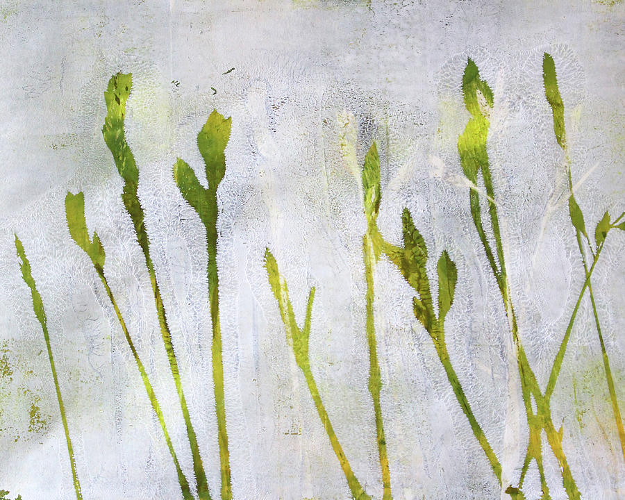 Wild Grass Series 1 Painting by Nancy Merkle