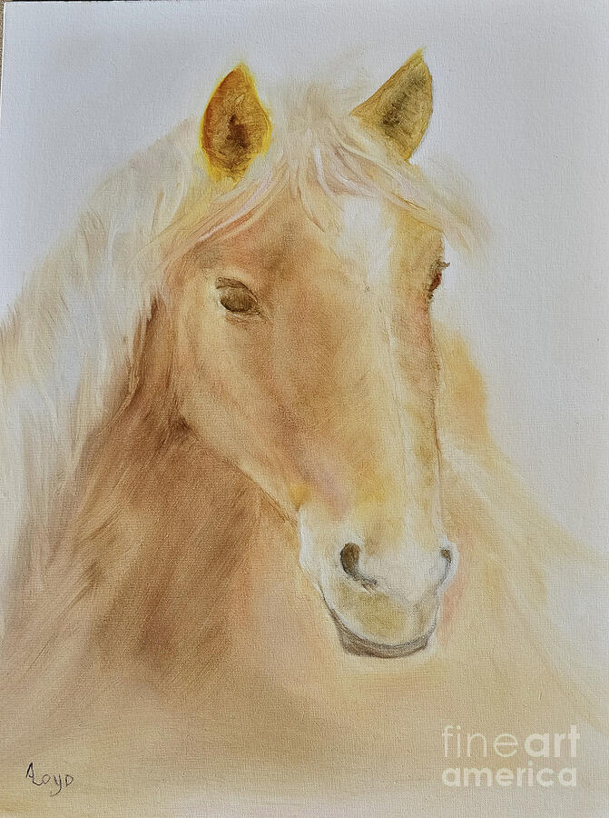 Horse Painting - Wild Horse by Ann Loyd