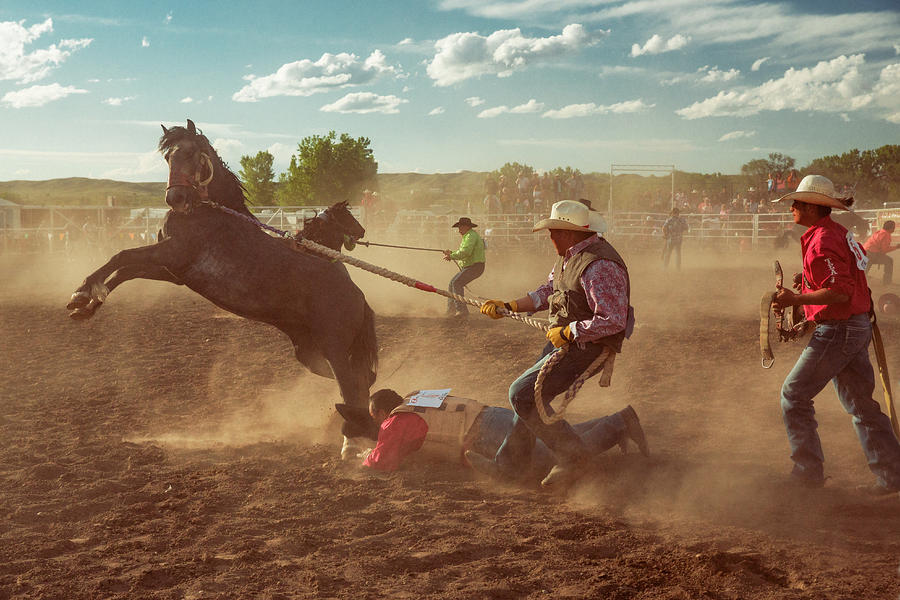 Wild Horse Race Photograph by Todd Klassy