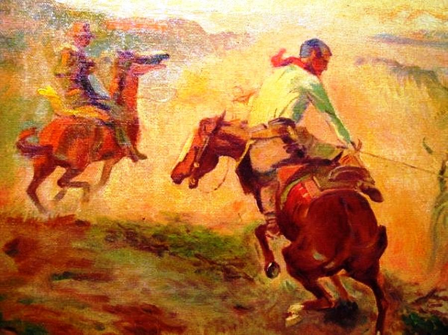 Wild Horses Painting by Henry Goode