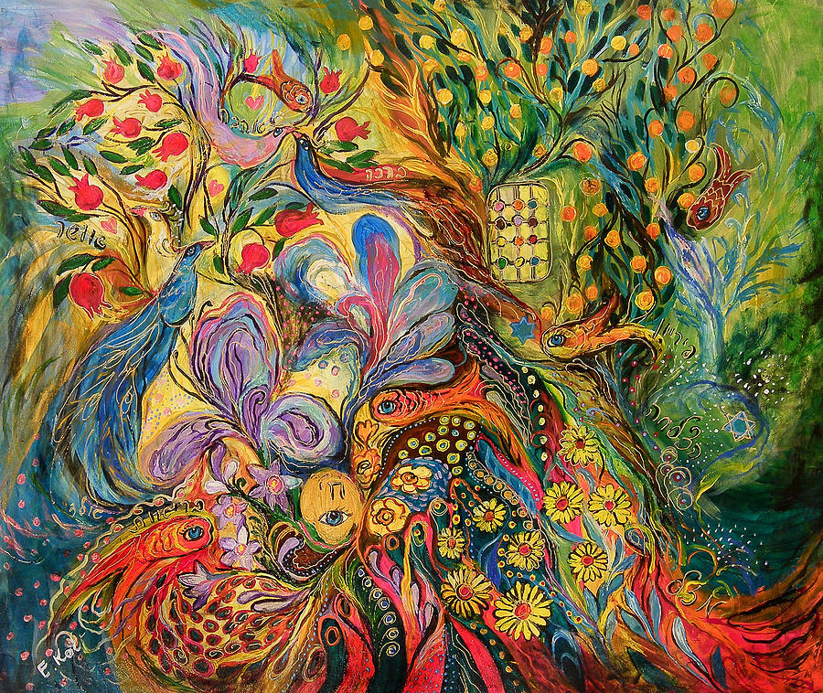 Wild Irises Painting by Elena Kotliarker