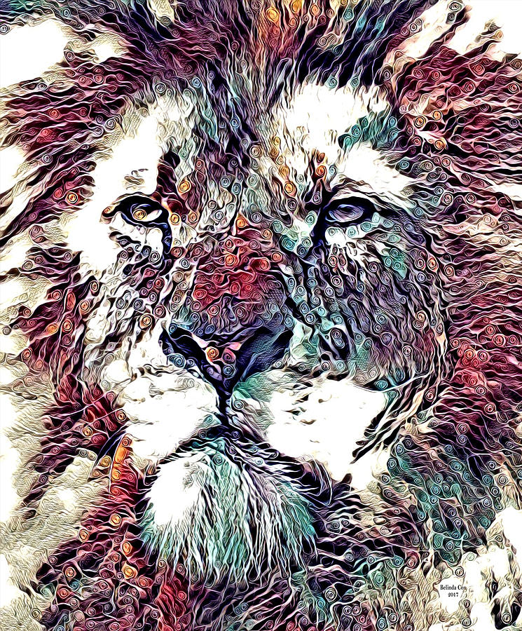 Wild King Digital Art by Artful Oasis
