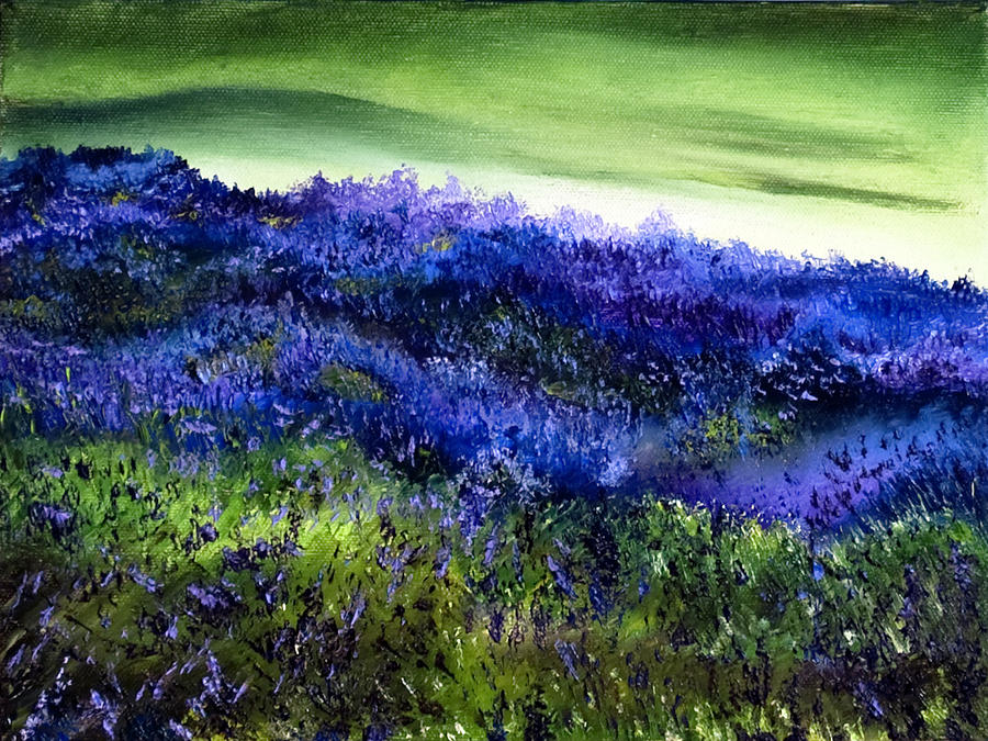 Wild Lavender Painting by Terry R MacDonald
