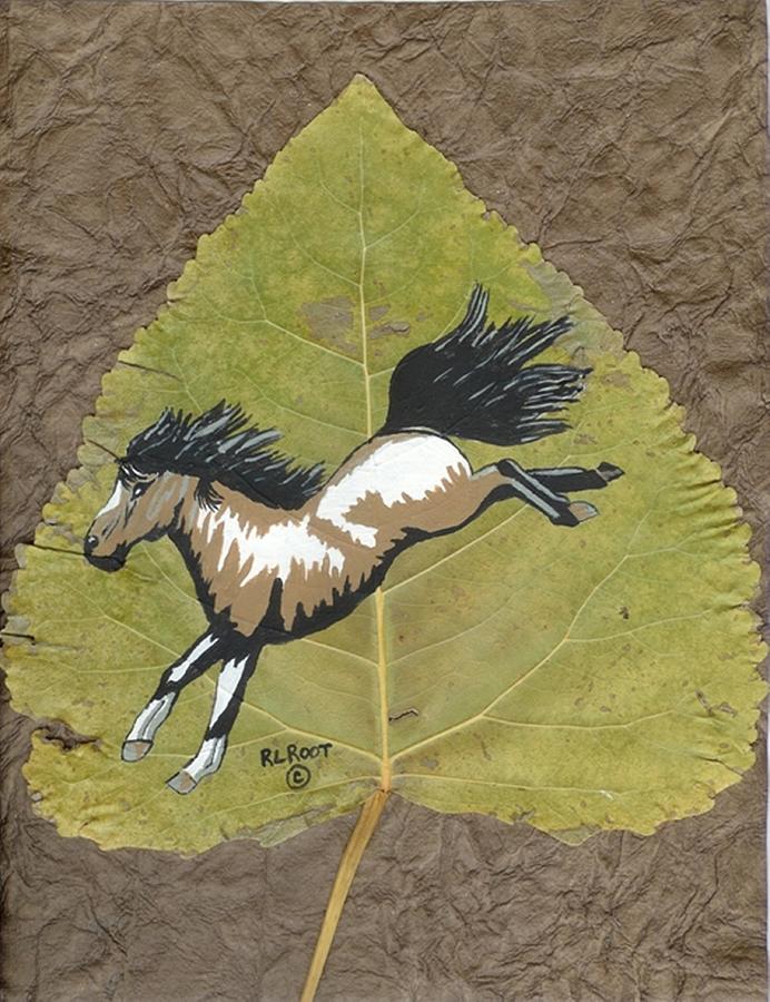 Wild Mustang #3 Painting by Ralph Root