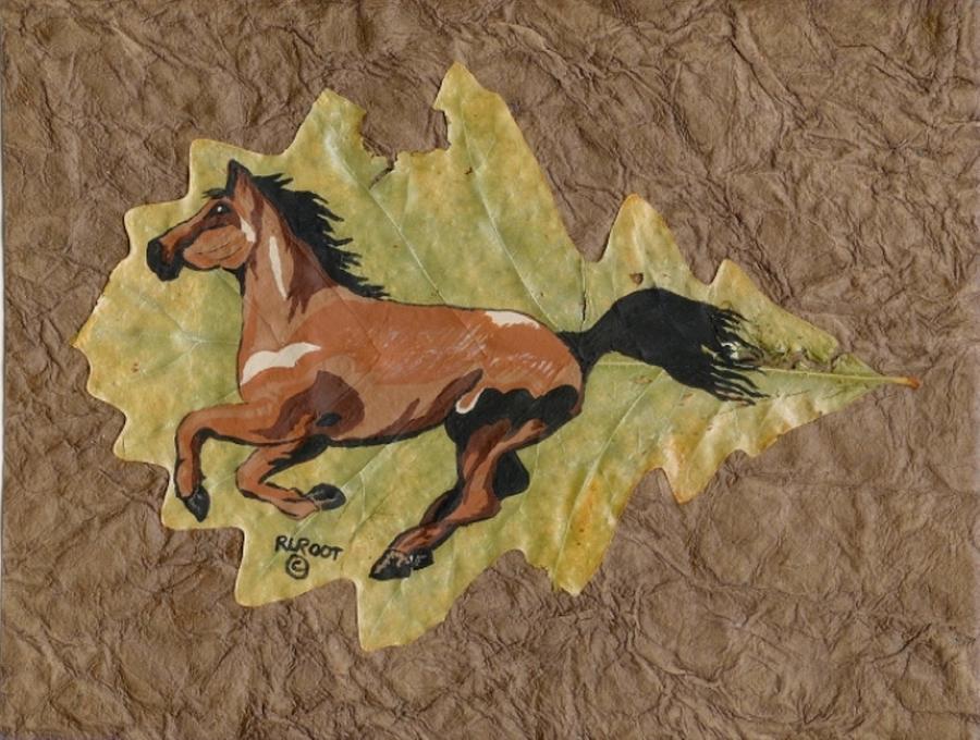 Wild Mustang #4 Painting by Ralph Root
