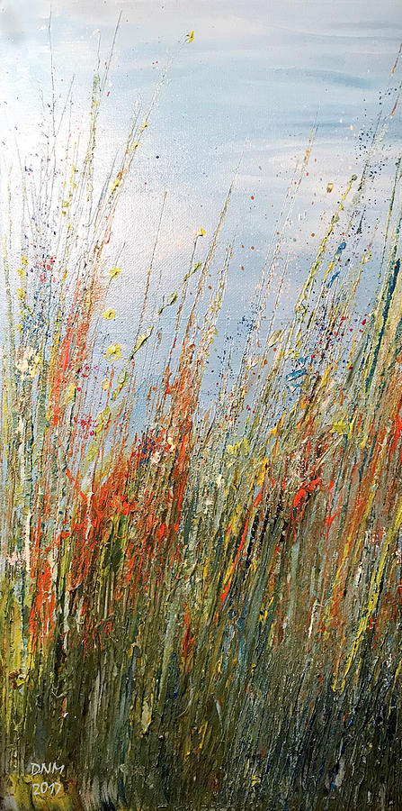 Wild n Hay Painting by Dorothy Maier