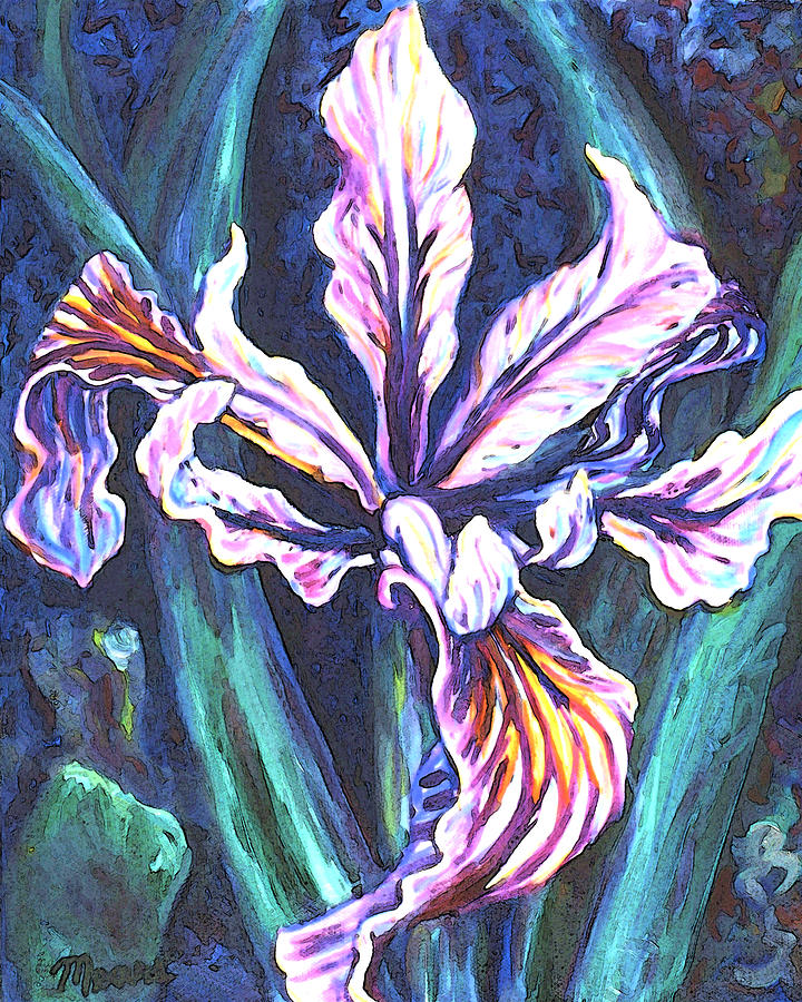 Flower Painting - Wild Orchid by Linda Mears