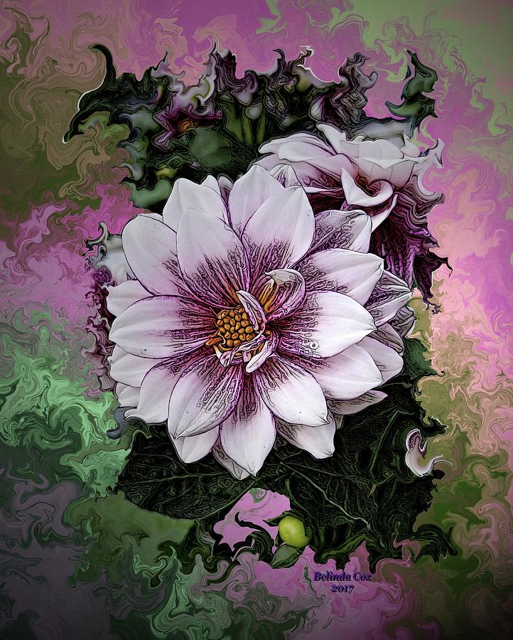 Wild Pink Flower Digital Art by Artful Oasis