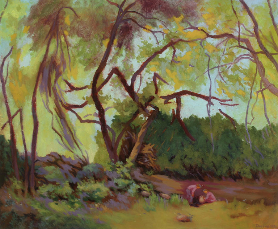 Wild Rabbit Woods Painting by Bruce Zboray