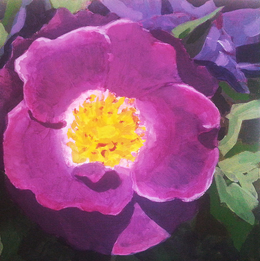 Flower Painting - Wild rose by Angelina Sofronova