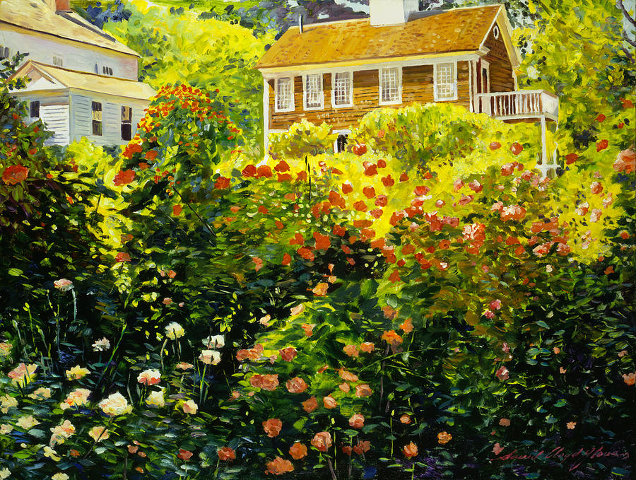 Wild Rose Country Painting