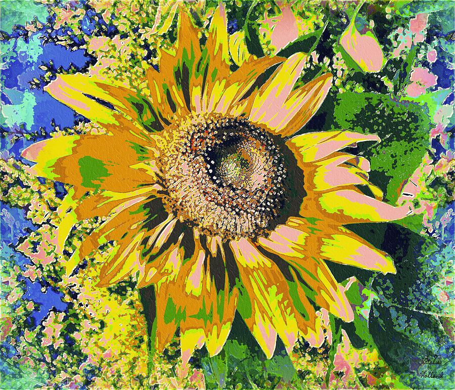 Wild Sunflower Painting by Natalie Holland - Fine Art America