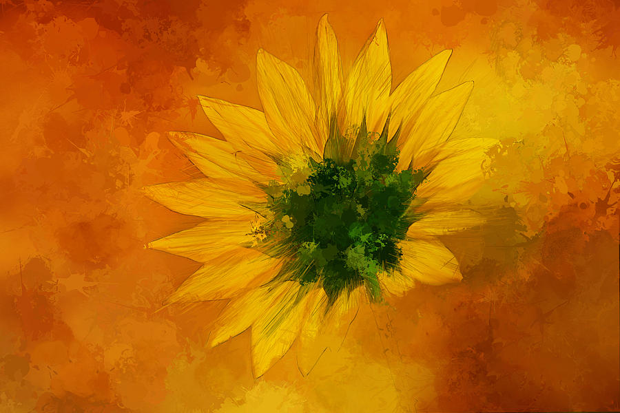 Wild Sunflower Digital Art by Terry Davis