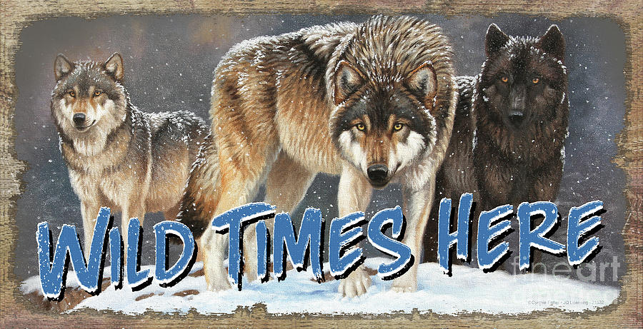 Wild Times Here Painting by Cynthie Fisher