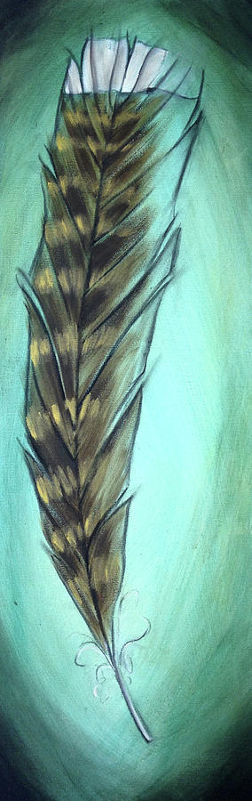 Wild Turkey Struts Painting by Anna Elkins