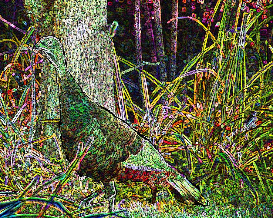 Wild Turkey.jpg Painting by Cliff Wilson