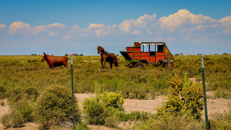 Wild West Ranch Art  Photograph by Debra Martz