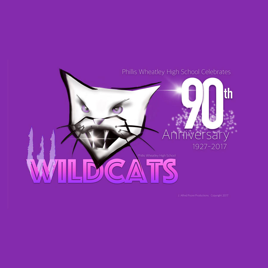 Wildcats 90th final Digital Art by Jalfred Poore