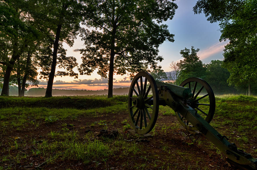 Wilderness Battlefield Cannon Photograph by Lori Coleman