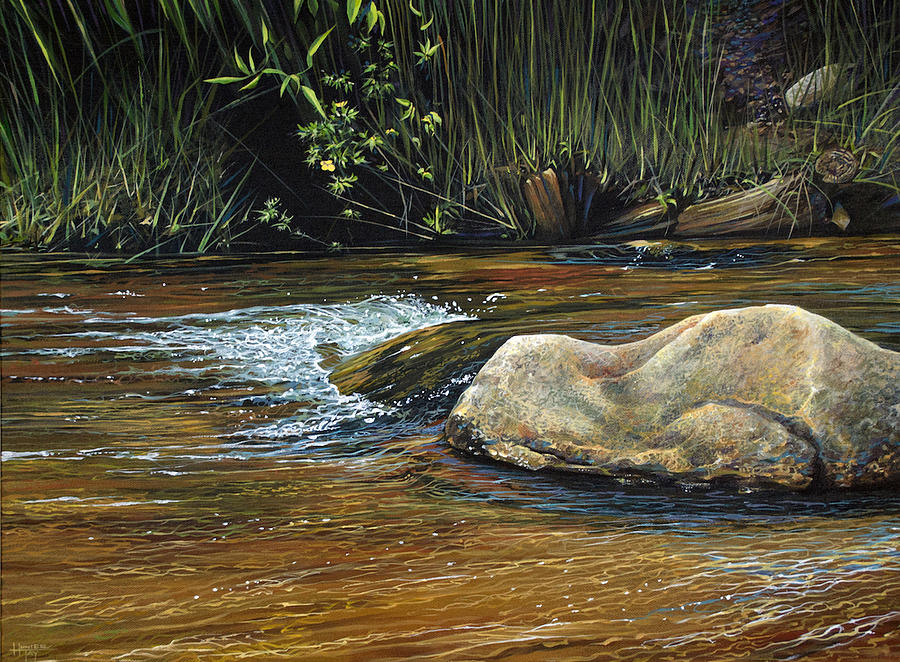 Wilderness Creek Painting by Hunter Jay