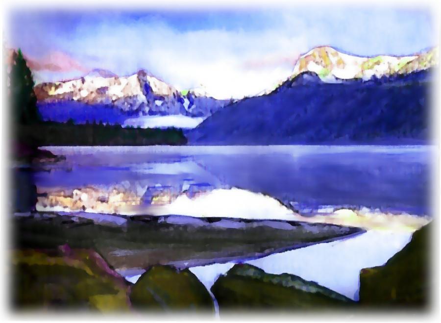Wilderness Inter Peace Painting by Joseph Barani Wilderness Inter Peace Painting by Joseph Barani