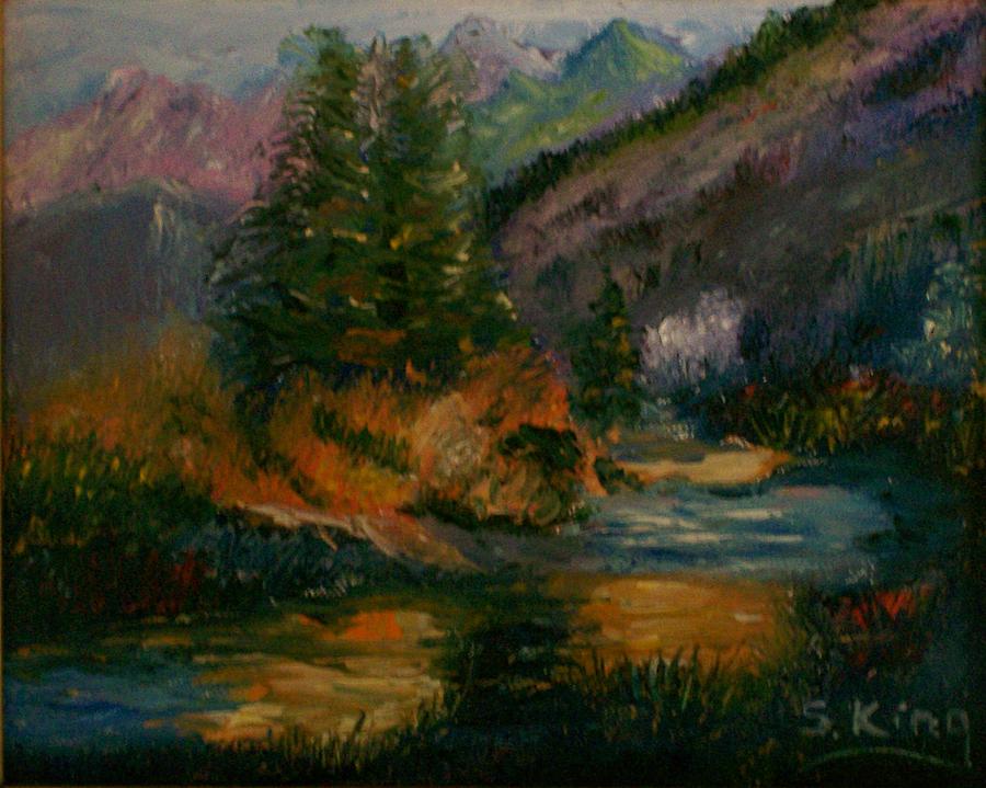 Wilderness Stream Painting by Stephen King
