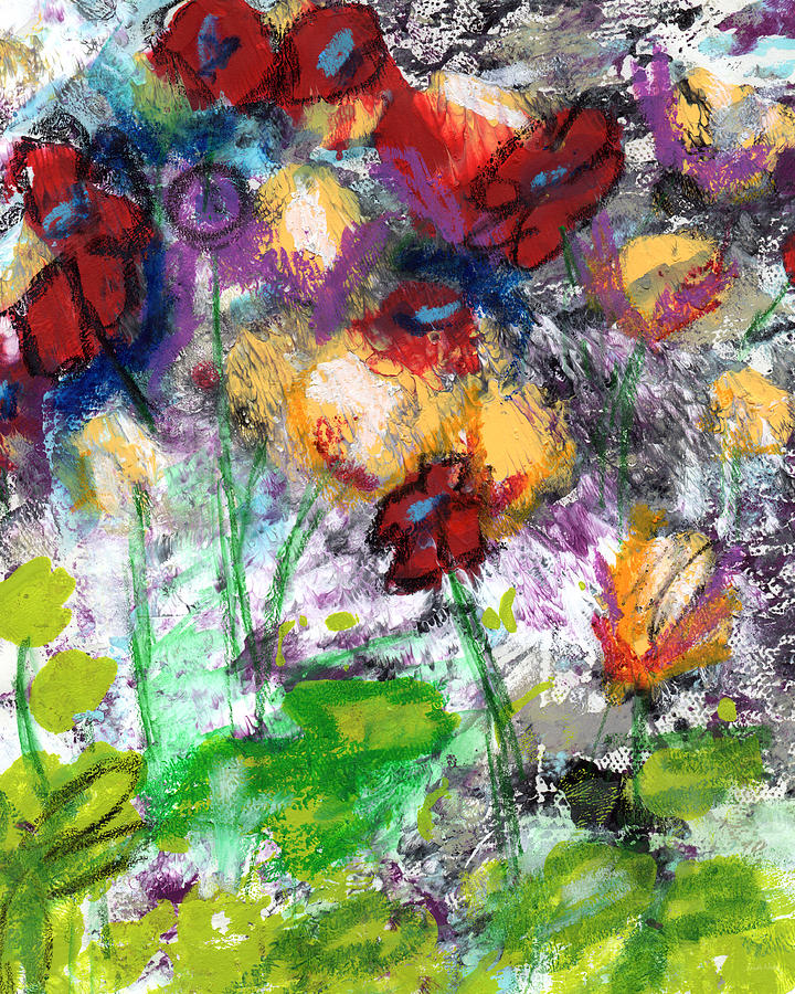 Wildest Flowers- Art by Linda Woods Painting by Linda Woods
