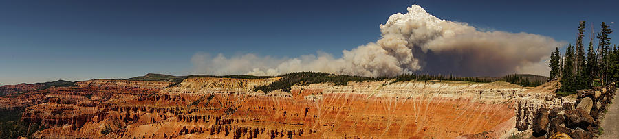 Wildfire Cedar Breaks National Monument Utah Photograph by Lawrence S Richardson Jr