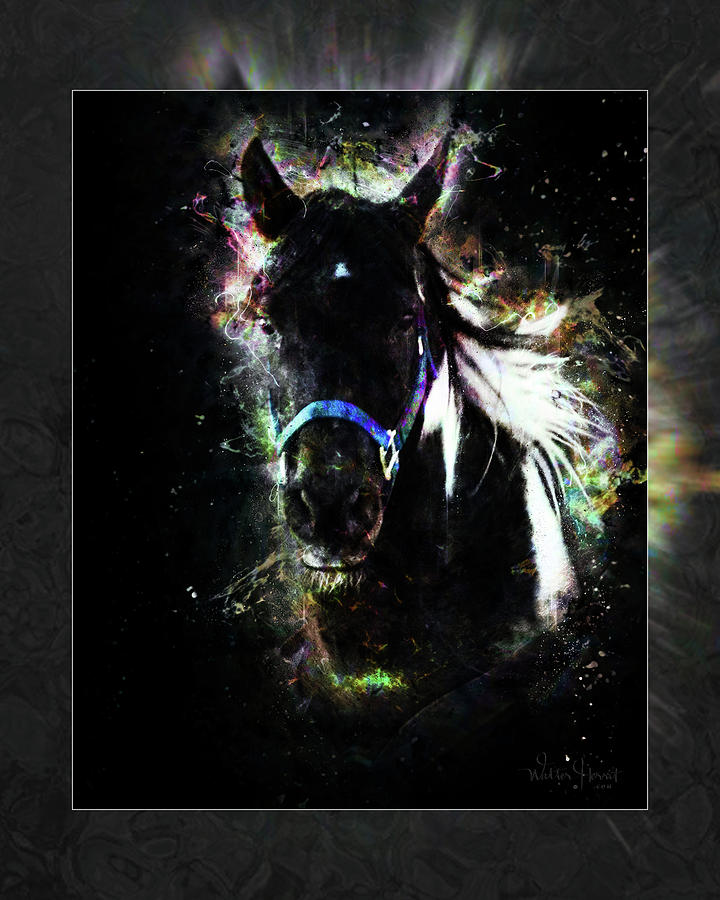 Wildfire Horse of Dreams 1a Digital Art by Walter Herrit